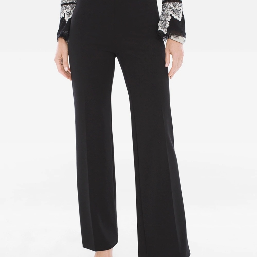 New With Tags Chico's Wide Leg Ponte Trouser